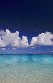 British West Indies Turks and Caicos/Providenciales Grace Bay Beach, Sea and Clouds