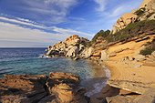 Italie ITA/Sardinia, Capo Testa The Gallura typical rock formations at Cala Spinosa beach