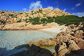 Italy ITA/Sardinia, Caprera Outstanding Cala Coticcio with its two small beaches is also known as 'Tahiti beach'