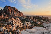 Italie ITA/Sardinia, Capo Testa Gallura's typical rock formations