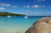 Seychelles Seychelles/Praslin Island Anse Lazio, wihite sand beach