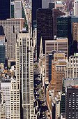 États-Unis, USA USA/New York City, Manhattan Cityscape from Empire State Building