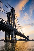 United States, New York City, Brooklyn, East River, Williamsburg, Williamsburg Bridge - Domino Park
