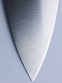 Detail of kitchen knife,studio shot