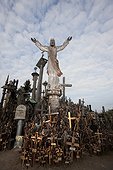 Jesus Christ figure and crosses, Estonia