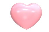 Pink heart shape