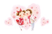 Cute couple enjoying Valentine's day