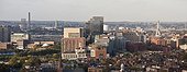 Panorama of Beacon Hill and Cambridge, Boston, Massachusetts, USA