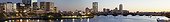 Panorama of Back Bay Boston and the Charles River, Boston, Massachusetts, USA