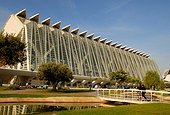 Spain, Valencia, City of Arts and Sciences: the museum of sciences Principe Filipe, arch. Santiago Calatrava © ADAGP