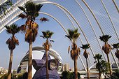 Spain, Valencia, City of Arts and science, arch. Santiago Calatrava / ADAGP