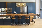 Modern home showcase interior kitchen