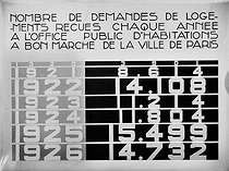 Roger-Viollet | 72794 | Number of requests received for social housing... (1920-1926) | © Louis Laurent / Cinémathèque Robert-Lynen / Roger-Viollet