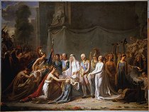 Roger-Viollet | 114215 | ALLEGORIE DE L'ENTREE DE LOUIS XVIII A PARIS, LE 3 MAI 1814 | © Musée Carnavalet / Roger-Viollet