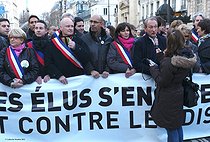 Roger-Viollet | 203697 | Rally for gay marriage. Paris, on December 16, 2012. | © Catherine Deudon / Roger-Viollet