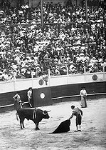 Roger-Viollet | 218403 | San Sebastian (Spain). Bullfighting. Muleta pass. | © Roger-Viollet / Roger-Viollet
