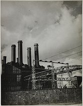 Roger-Viollet | 276971 | A EDF power station. Gennevilliers (France). Photograph by Jean Roubier (1896-1981). Bibliothèque historique de la Ville de Paris. | © Jean Roubier / BHVP / Roger-Viollet