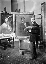 Roger-Viollet | 339243 | Leonetto Cappiello (1875-1942), Italian painter and poster art designer. Paris, 1920. | © Maurice-Louis Branger / Roger-Viollet