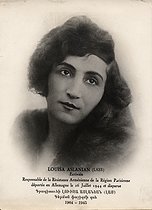Roger-Viollet | 399095 | Louise Aslanian (Luisa, 1902/1906-1945), Armenian trade unionist, writer and poet. | © Archives Manouchian / Roger-Viollet