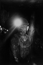 Roger-Viollet | 425009 | Miners in the mine of Merlebach. Freyming-Merlebach (France), 1958. Photograph by Jean Marquis (1926-2019). | © Jean Marquis / Roger-Viollet