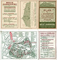 Roger-Viollet | 459607 | Plan de l'Exposition Coloniale. Paris, 1931. | © Pierre Jahan / Roger-Viollet
