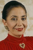 Roger-Viollet | 605208 | Teresa Berganza (1933-2022), Spanish opera singer. Paris, March 1989. | © Colette Masson / Roger-Viollet