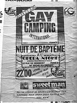 Roger-Viollet | 613324 | Affiche pour une fête gay. Paris, juin 1983. | © Roger-Viollet / Roger-Viollet
