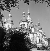Roger-Viollet | 702179 | The Saint Sophia Cathedral (18th century). Kyiv (Ukraine, USSR), August 1964. | © Anne Salaün / Roger-Viollet