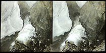 Roger-Viollet | 710274 | Cave at the Bossons Glacier (Savoy). | © Léon & Lévy / Roger-Viollet