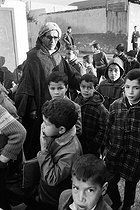 Roger-Viollet | 867558 | Group of children at the Koranic school. Oran (Algeria), 1967. Photograph by Jean Marquis (1926-2019). | © Jean Marquis / Roger-Viollet
