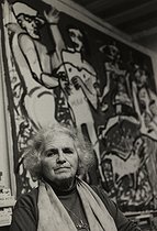 Roger-Viollet | 877369 | Grace Paley (1922-2007), American writer and political activist. Paris, 1996. | © Catherine Deudon / Roger-Viollet