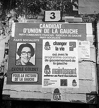 Roger-Viollet | 1014443 | Elections législatives de mars 1973, à Paris. | © Roger-Viollet / Roger-Viollet