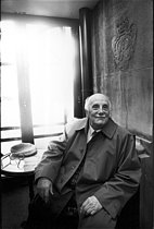 Roger-Viollet | 1410571 | Jean Tardieu (1903-1995), French writer, 1989. | © Irmeli Jung / Roger-Viollet